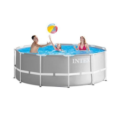 INTEX Kit piscine Prism Frame - Ø366 x 122 cm - Photo n°2; ?>