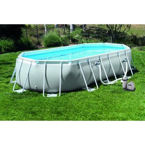 INTEX Kit piscine Prism Frame - 400 x 200 x 100 cm - Photo n°2; ?>
