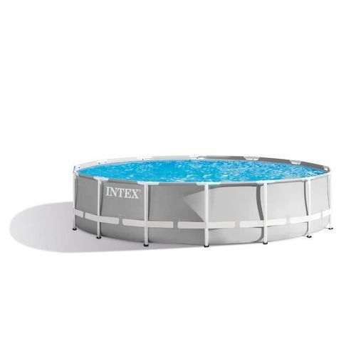 INTEX Kit piscine Prism Frame - 427 x 107 cm - Photo n°2; ?>