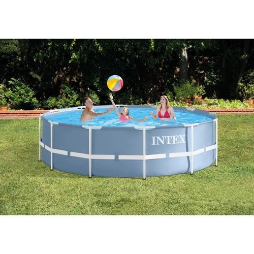 INTEX Kit Piscine Ronde Tubulaire Prism Frame - 3,66 M X 99 Cm + Bâche De Protection Offerte 7 INTEX Kit Piscine ronde tubulaire Prism Frame - 3,66 m x 99 cm + Bâche De Protection Offerte - Photo n°3; ?>