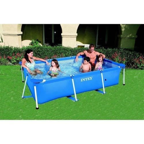 INTEX Piscine rectangulaire tubulaire - 260 x 160 x 65 cm - Photo n°2; ?>