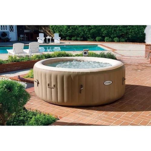 INTEX PURE SPA Spa a bulles rond 4 places gonflable 1,91 x 0,71 m - Photo n°3; ?>