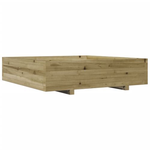 Jardinière 100x100x26,5 cm bois de pin imprégné - Photo n°2; ?>