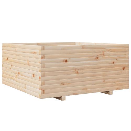 Jardinière 100x100x49,5 cm bois de pin massif - Photo n°2; ?>