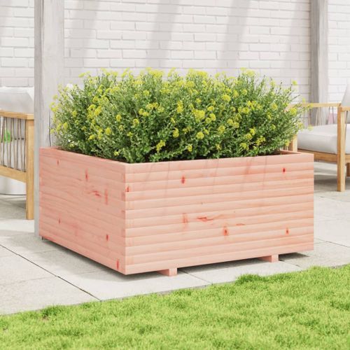 Jardinière 100x100x49,5 cm bois massif de douglas - Photo n°3; ?>