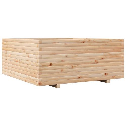 Jardinière 110x110x49,5 cm bois de pin massif - Photo n°2; ?>