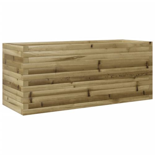 Jardinière 110x40x45,5 cm bois de pin imprégné - Photo n°2; ?>