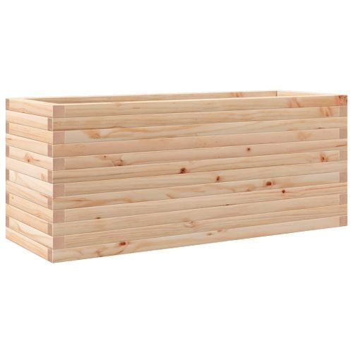 Jardinière 110x40x45,5 cm bois de pin massif - Photo n°2; ?>