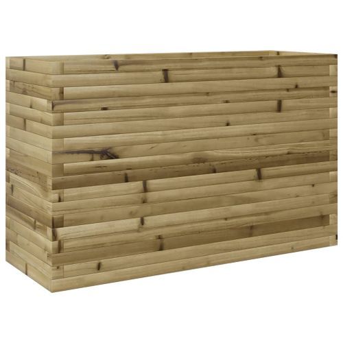 Jardinière 110x40x68,5 cm bois de pin imprégné - Photo n°2; ?>