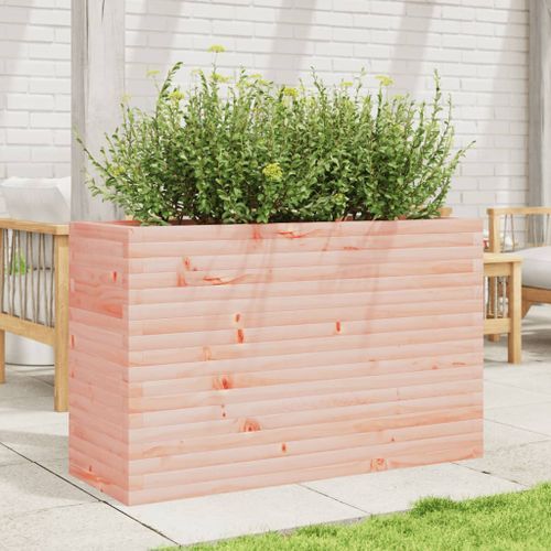 Jardinière 110x40x68,5 cm bois massif douglas - Photo n°3; ?>