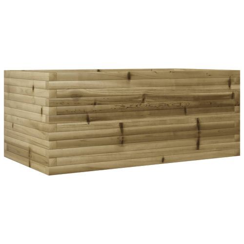 Jardinière 110x60x45,5 cm bois de pin imprégné - Photo n°2; ?>