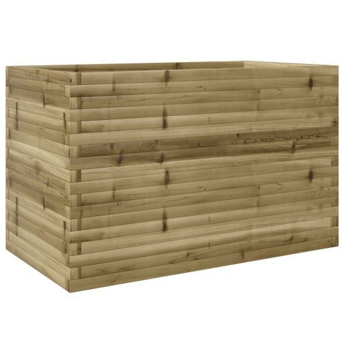 Jardinière 110x60x68,5 cm bois de pin imprégné - Photo n°2; ?>