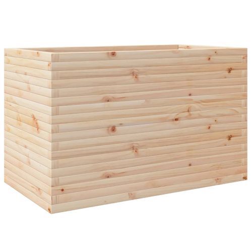 Jardinière 110x60x68,5 cm bois de pin massif - Photo n°2; ?>