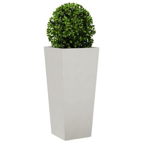 Jardinière 35x35x75 cm acier inoxydable - Photo n°3; ?>