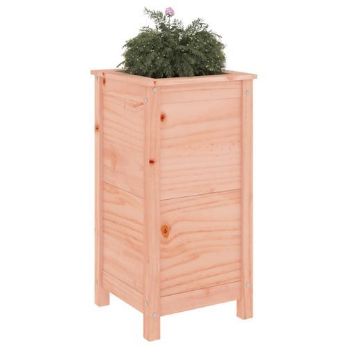 Jardinière 40x40x78 cm bois massif douglas - Photo n°3; ?>