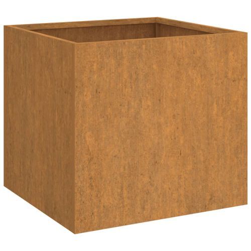 Jardinière 42x40x39 cm acier corten - Photo n°2; ?>