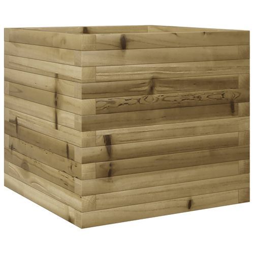 Jardinière 50x50x45,5 cm bois de pin imprégné - Photo n°2; ?>