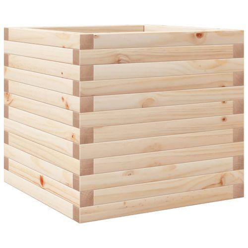 Jardinière 50x50x45,5 cm bois de pin massif - Photo n°2; ?>