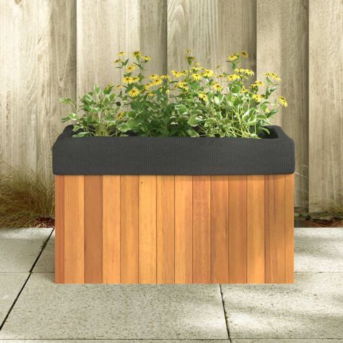 Jardinière 59x27,5x35 cm bois massif d'acacia - Photo n°3; ?>