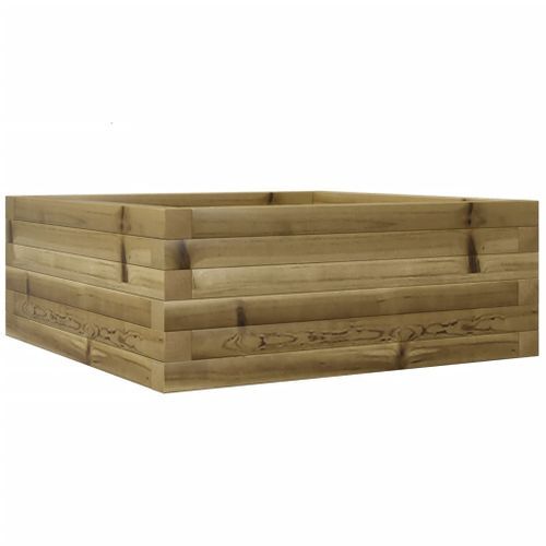 Jardinière 60x60x23 cm bois de pin imprégné - Photo n°2; ?>