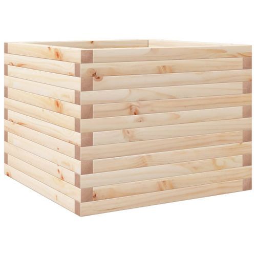 Jardinière 60x60x45,5 cm bois de pin massif - Photo n°2; ?>