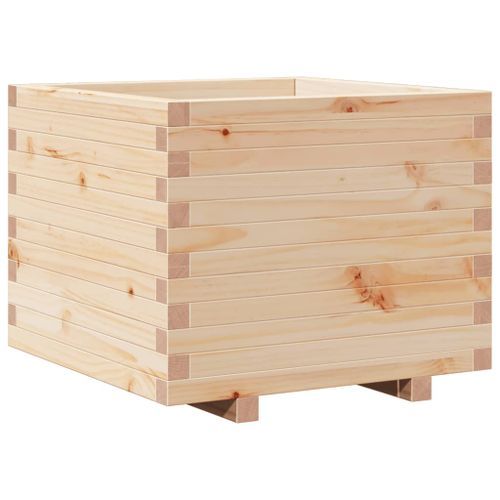 Jardinière 60x60x49,5 cm bois de pin massif - Photo n°2; ?>