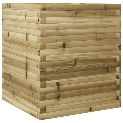 Jardinière 60x60x68,5 cm bois de pin imprégné - Photo n°2; ?>