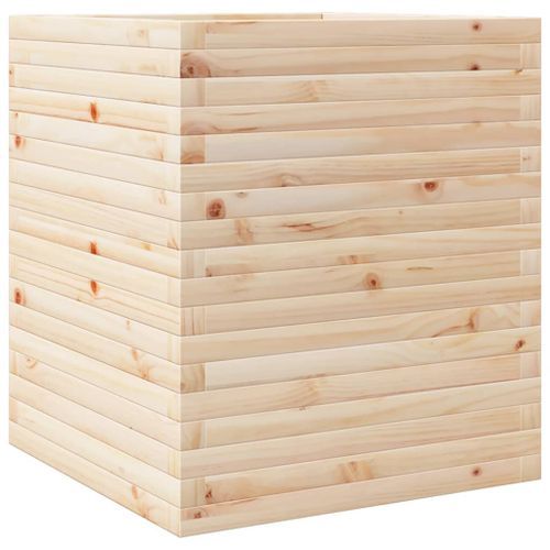 Jardinière 60x60x68,5 cm bois de pin massif - Photo n°2; ?>