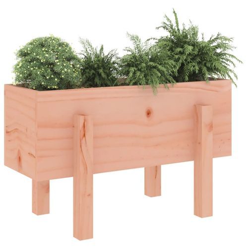 Jardinière 62x30x38 cm bois massif douglas - Photo n°3; ?>