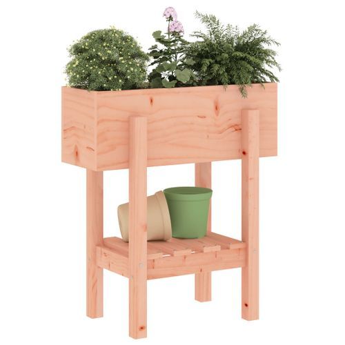 Jardinière 62x30x69 cm bois massif douglas - Photo n°3; ?>