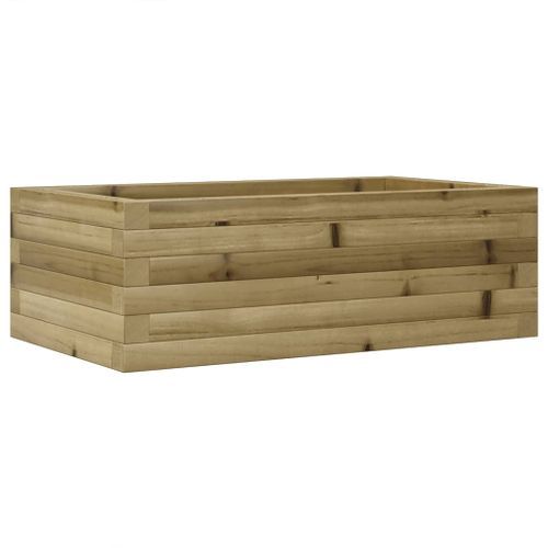 Jardinière 70x40x23 cm bois de pin imprégné - Photo n°2; ?>