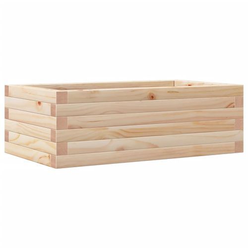 Jardinière 70x40x23 cm bois de pin massif - Photo n°2; ?>