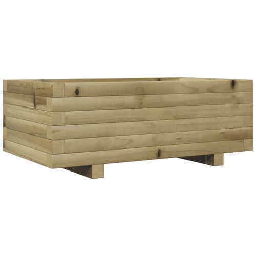 Jardinière 70x40x26,5 cm bois de pin imprégné - Photo n°2; ?>