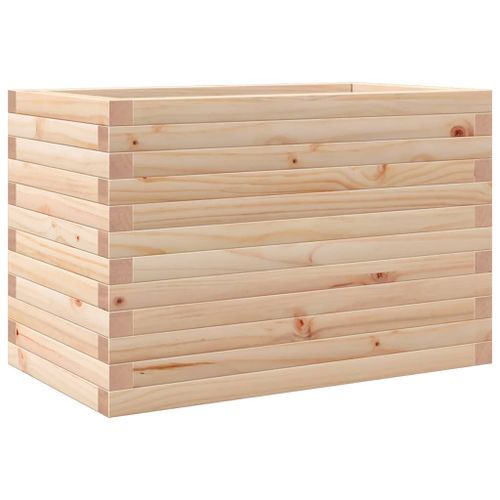 Jardinière 70x40x45,5 cm bois de pin massif - Photo n°2; ?>