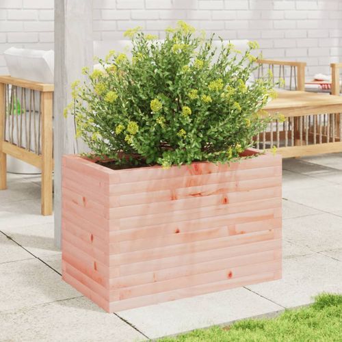 Jardinière 70x40x45,5 cm bois massif douglas - Photo n°3; ?>