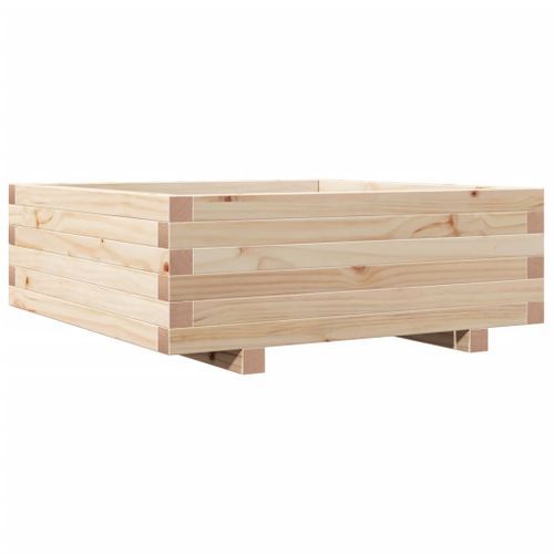 Jardinière 70x70x26,5 cm bois de pin massif - Photo n°2; ?>