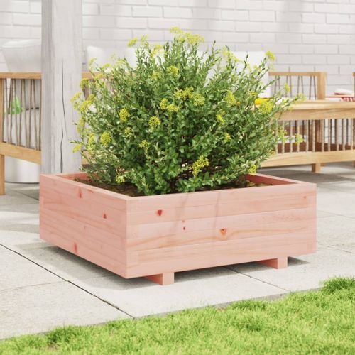 Jardinière 70x70x26,5 cm bois massif douglas - Photo n°3; ?>