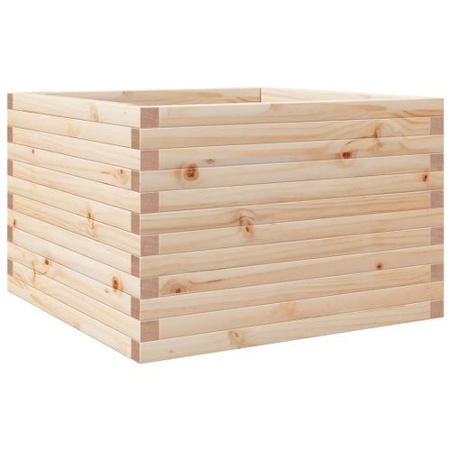 Jardinière 70x70x46 cm bois de pin massif - Photo n°2; ?>