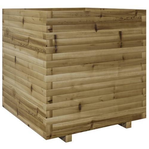 Jardinière 70x70x72,5 cm bois de pin imprégné - Photo n°2; ?>