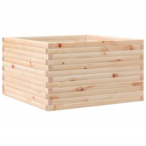 Jardinière 80x80x45,5 cm bois de pin massif - Photo n°2; ?>