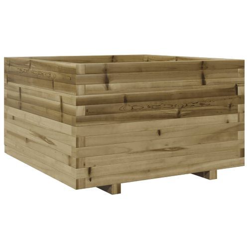 Jardinière 80x80x49,5 cm bois de pin imprégné - Photo n°2; ?>