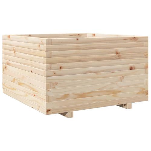 Jardinière 80x80x49,5 cm bois de pin massif - Photo n°2; ?>