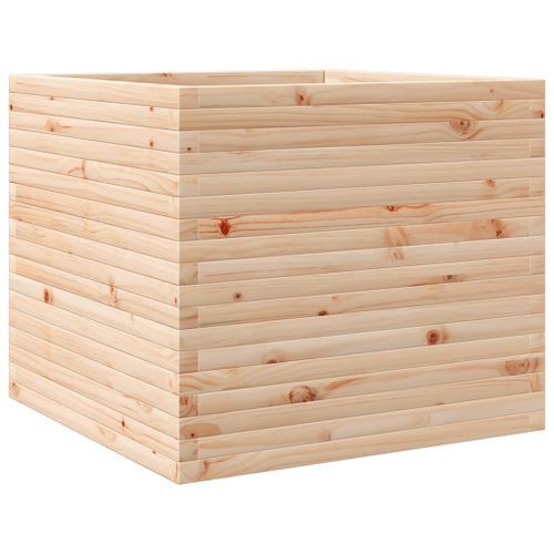 Jardinière 80x80x68,5 cm bois de pin massif - Photo n°2; ?>