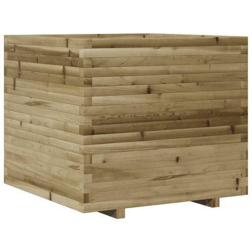 Jardinière 80x80x72 cm bois de pin imprégné - Photo n°2; ?>