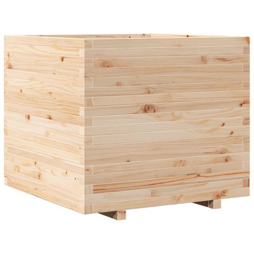 Jardinière 80x80x72 cm bois de pin massif - Photo n°2; ?>