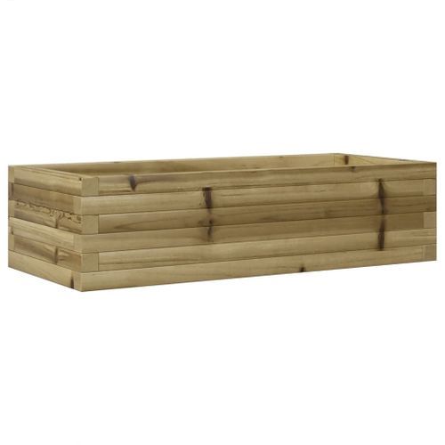 Jardinière 90x40x23 cm bois de pin imprégné - Photo n°2; ?>