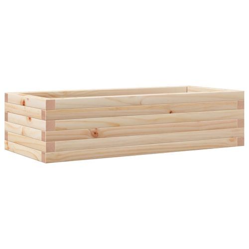 Jardinière 90x40x23 cm bois de pin massif - Photo n°2; ?>