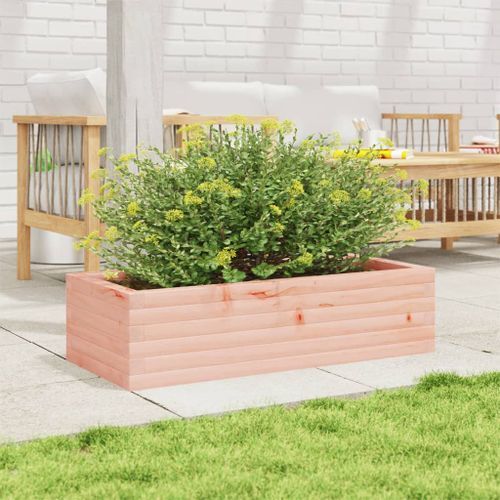 Jardinière 90x40x23 cm bois massif douglas - Photo n°3; ?>