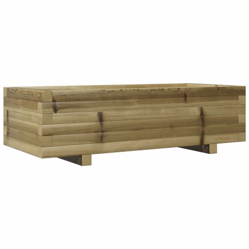 Jardinière 90x40x26,5 cm bois de pin imprégné - Photo n°2; ?>