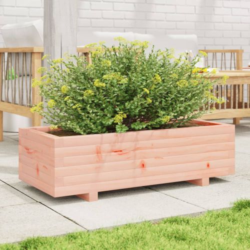 Jardinière 90x40x26,5 cm bois massif de douglas - Photo n°3; ?>